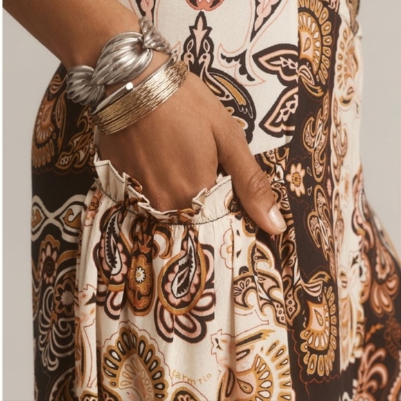 Farm Rio x Anthropologie Printed Wide-Leg Pants - Picture 2 of 11